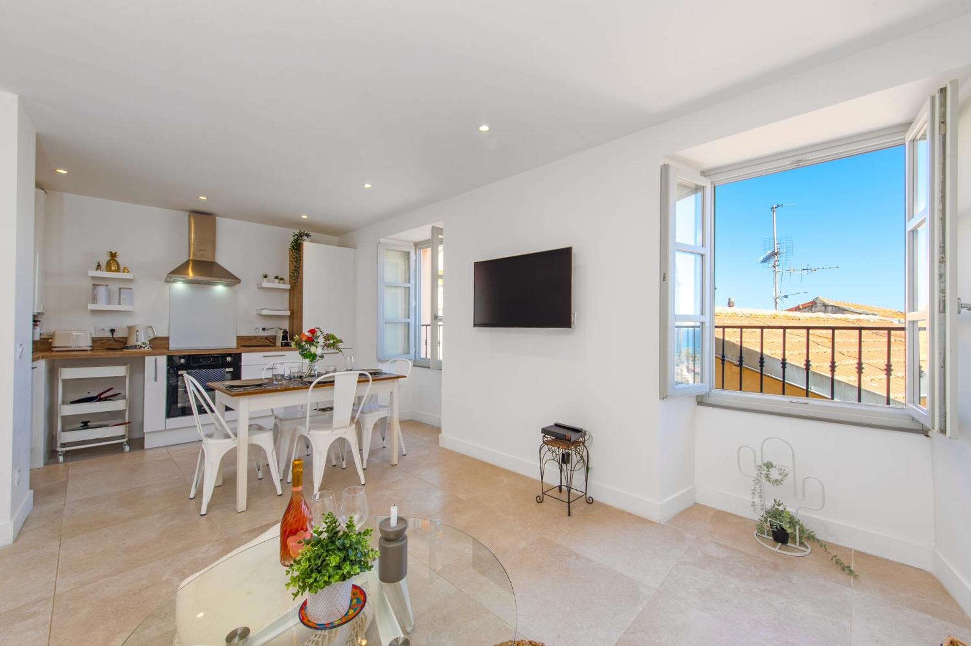 Palm Riviera - Vieille Ville De Menton - Vue Mer Eksteriør billede