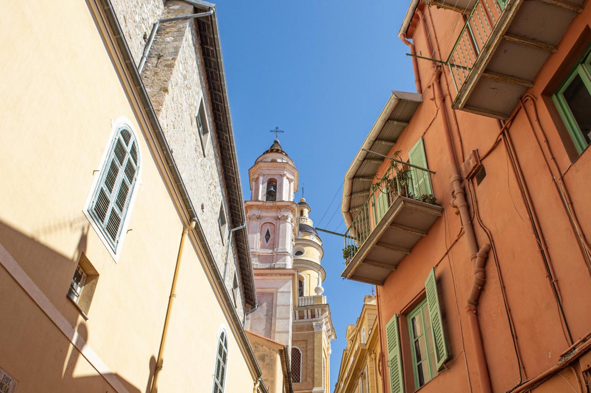 Palm Riviera - Vieille Ville De Menton - Vue Mer Eksteriør billede