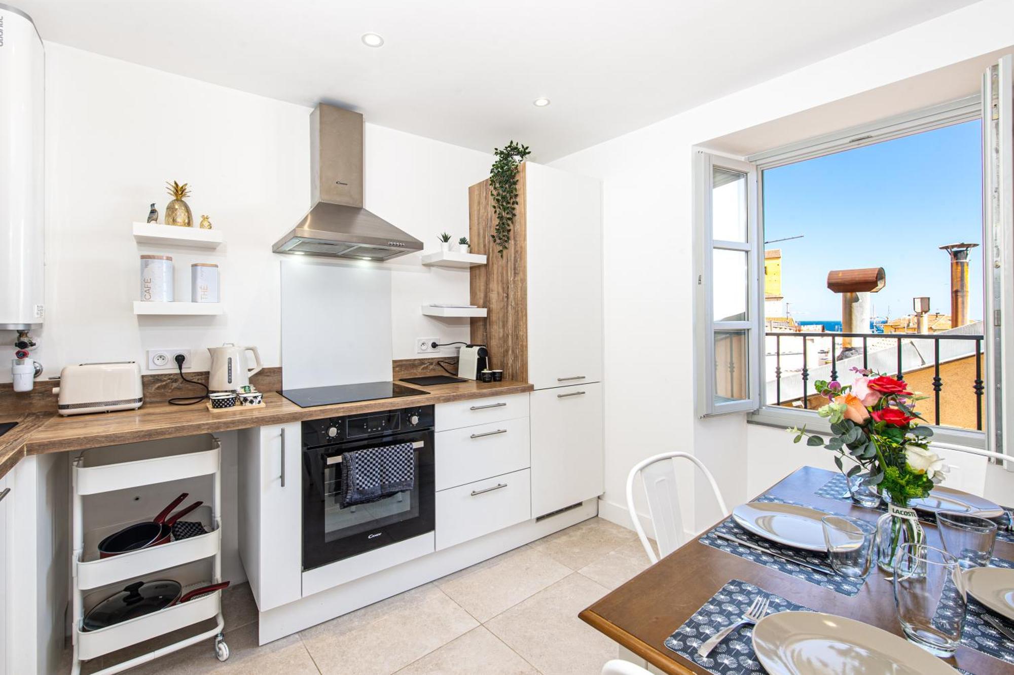 Palm Riviera - Vieille Ville De Menton - Vue Mer Eksteriør billede