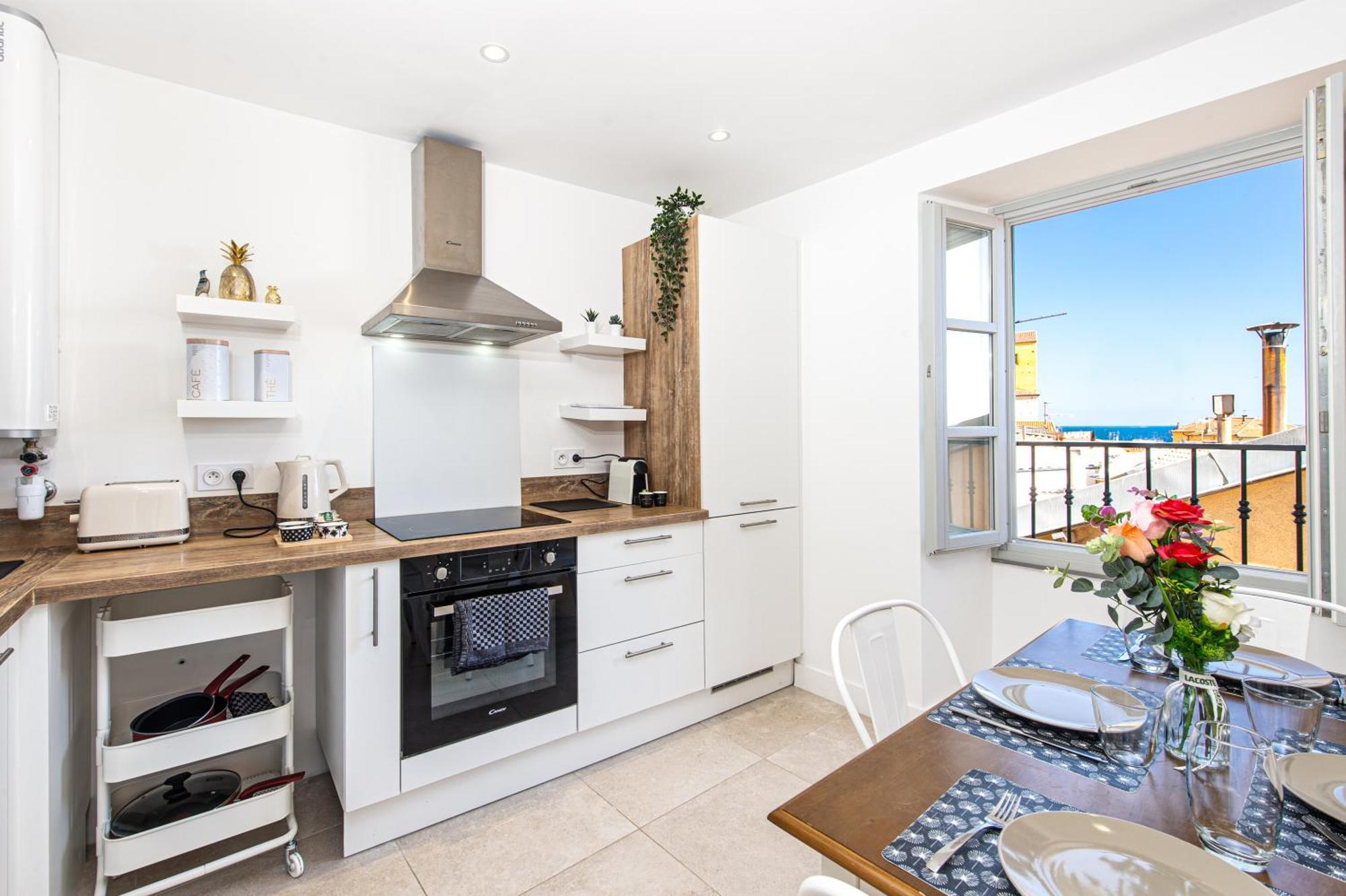 Palm Riviera - Vieille Ville De Menton - Vue Mer Eksteriør billede
